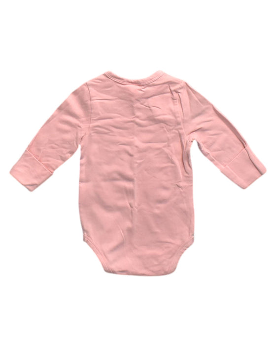 A Pink Long Sleeve Bodysuits from Purebaby in size 3-6M for neutral. (Back View)