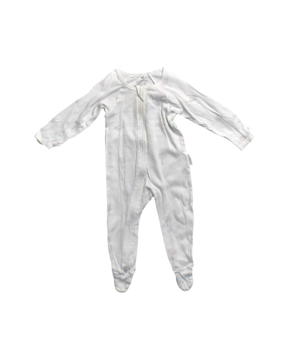 A White Onesies from Purebaby in size 3-6M for neutral. (Front View)