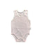 A Pink Sleeveless Bodysuits from Purebaby in size 3-6M for neutral. (Front View)