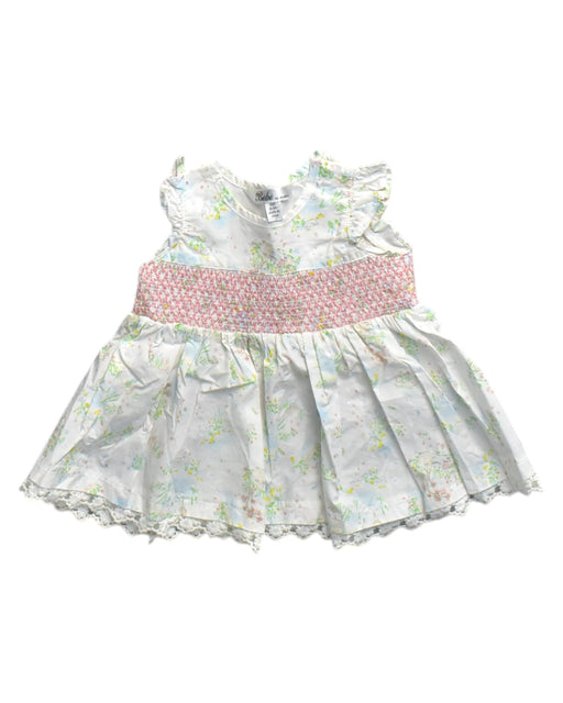 A Multicolour Sleeveless Dresses from Bébé by Minihaha in size 0-3M for girl. (Front View)