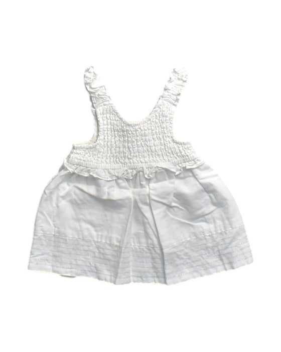 A White Sleeveless Dresses from Country Road in size 0-3M for girl. (Front View)