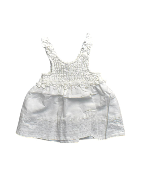 A White Sleeveless Dresses from Country Road in size 0-3M for girl. (Back View)