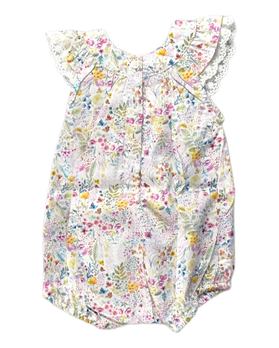 A Multicolour Sleeveless Rompers from Bebe by Minihaha in size 6-12M for girl. (Back View)