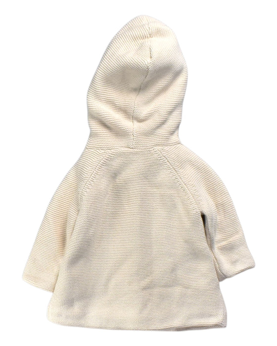 A Ivory Cardigans from Seed in size 6-12M for girl. (Back View)
