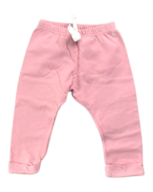 A Pink Casual Pants from Petit Bateau in size 12-18M for girl. (Front View)