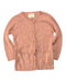 A Peach Cardigans from Wilson & Frenchy in size 12-18M for girl. (Front View)