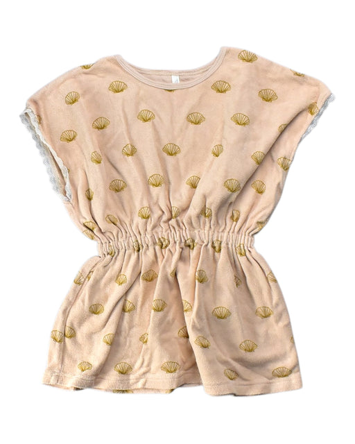 A Beige Short Sleeve Dresses from Rylee + Cru in size 2T for girl. (Front View)