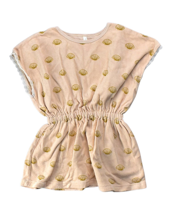 A Beige Short Sleeve Dresses from Rylee + Cru in size 2T for girl. (Front View)