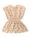 A Beige Short Sleeve Dresses from Rylee + Cru in size 2T for girl. (Back View)