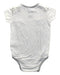 A White Short Sleeve Bodysuits from Not Too Big  in size 3-6M for neutral. (Back View)