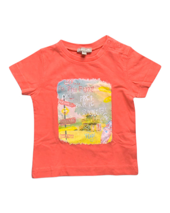 A Multicolour Short Sleeve T Shirts from Grain de Blé in size 0-3M for neutral. (Front View)