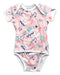 A Multicolour Short Sleeve Bodysuits from Oeteo in size 0-3M for girl. (Front View)