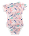 A Multicolour Short Sleeve Bodysuits from Oeteo in size 0-3M for girl. (Back View)