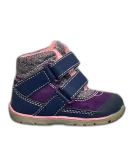 A Purple Casual Boots from See Kai Run in size 12-18M for neutral. (Front View)