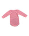 A Pink Long Sleeve Bodysuits from Petit Bateau in size 6-12M for neutral. (Back View)