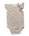 A Peach Sleeveless Bodysuits from Jamie Kay in size 6-12M for girl. (Front View)