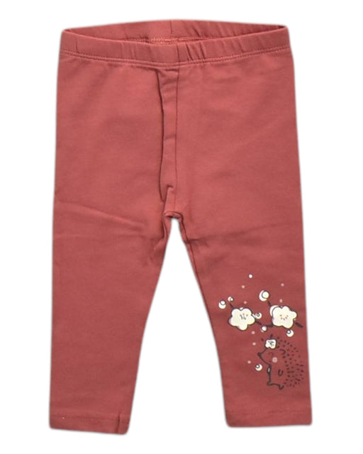 A Red Leggings from Du Pareil au même in size 3-6M for neutral. (Front View)
