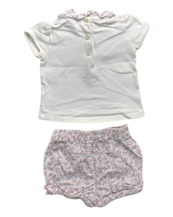 A White Shorts Sets from Confiture in size 6-12M for girl. (Back View)