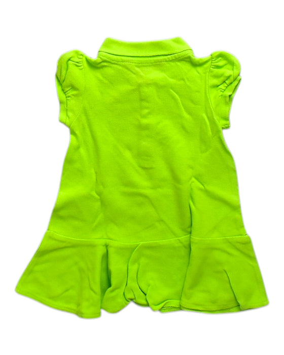 A Green Short Sleeve Dresses from Ralph Lauren in size 6-12M for girl. (Back View)