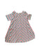 A Red Short Sleeve Dresses from Petit Bateau in size 6T for girl. (Front View)