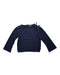 A Navy Long Sleeve Tops from Comme Ca Ism in size 5T for girl. (Front View)