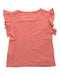 A Peach Short Sleeve Tops from Petit Bateau in size 5T for girl. (Back View)