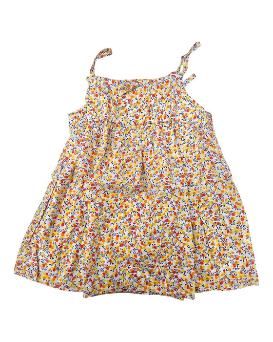 A Multicolour Sleeveless Dresses from Jacadi in size 12Y for girl. (Back View)
