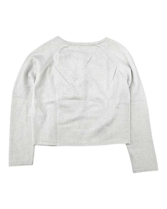 A Silver Cardigans from Cyrillus in size 8Y for girl. (Back View)