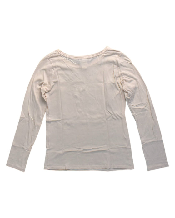 A Beige Long Sleeve Tops from Bonpoint in size 12Y for girl. (Back View)