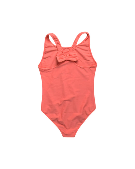 A Peach Swimsuits from Bonpoint in size 14Y for girl. (Front View)