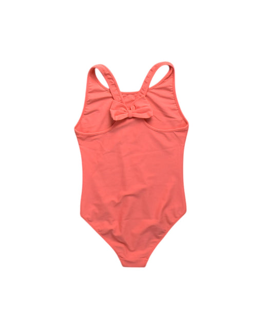 A Peach Swimsuits from Bonpoint in size 14Y for girl. (Front View)