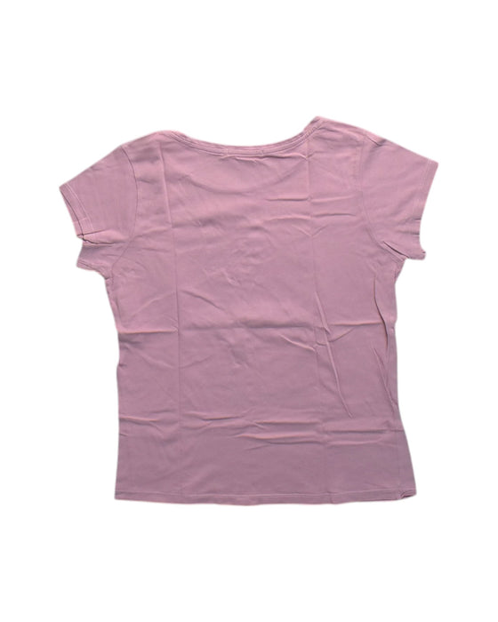 A Pink Short Sleeve T Shirts from Bonpoint in size 12Y for neutral. (Back View)