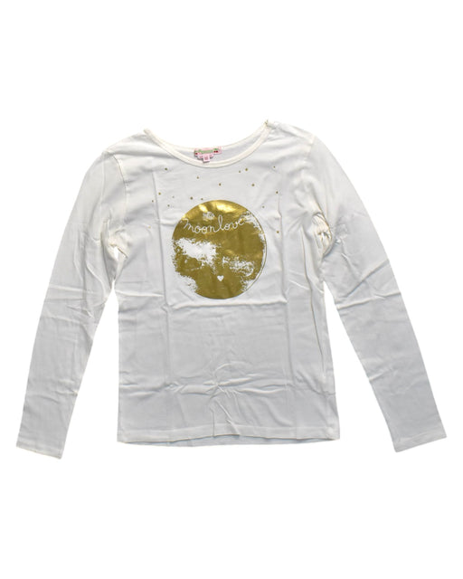 A White Long Sleeve Tops from Bonpoint in size 12Y for girl. (Front View)