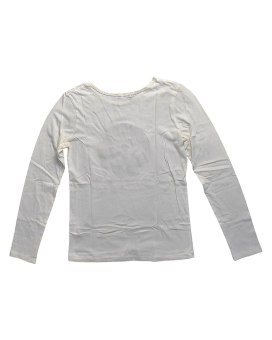 A White Long Sleeve Tops from Bonpoint in size 12Y for girl. (Back View)