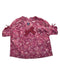 A Burgundy Long Sleeve Tops from Jessie and James in size 4T for girl. (Front View)