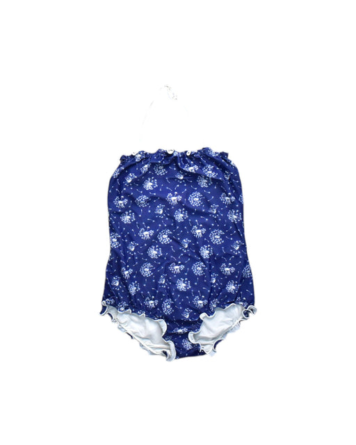 A Blue Swimsuits from Sunuva in size 10Y for girl. (Front View)
