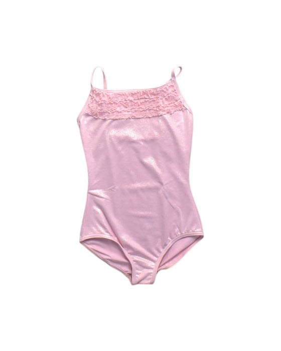 A Pink Leotards from Capezio in size 12Y for girl. (Front View)