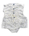 A White Sleeveless Rompers from Chateau de Sable in size 0-3M for neutral. (Back View)