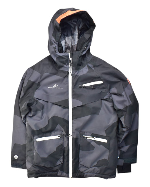 A Multicolour Ski Jackets from twentyone seventeen in size 9Y for neutral. (Front View)