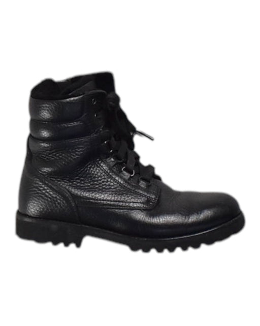 A Black Casual Boots from Dolce & Gabbana in size 7Y for girl. (Front View)