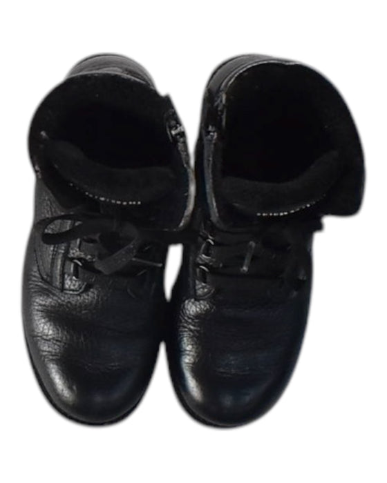 A Black Casual Boots from Dolce & Gabbana in size 7Y for girl. (Back View)