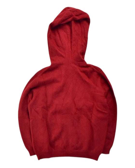 A Red Zippered Sweatshirts from Dolce & Gabbana in size 4T for neutral. (Back View)