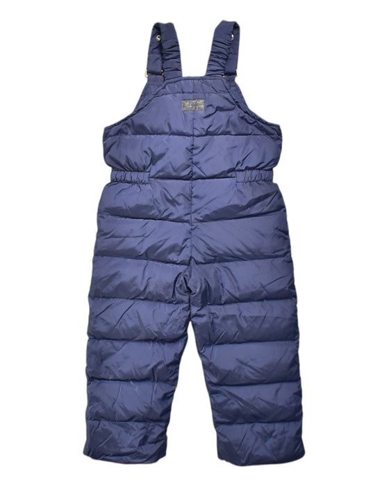 A Blue Snowsuits from Il Gufo in size 3T for boy. (Front View)