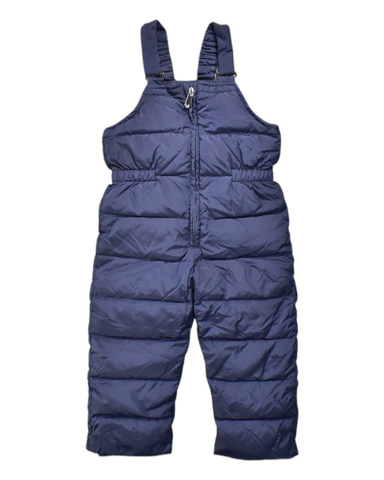 A Blue Snowsuits from Il Gufo in size 3T for boy. (Back View)