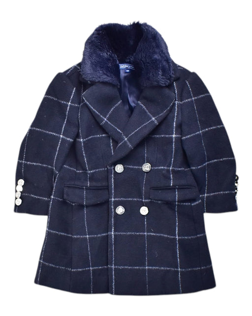 A Navy Coats from Nicholas & Bears in size 12-18M for neutral. (Front View)