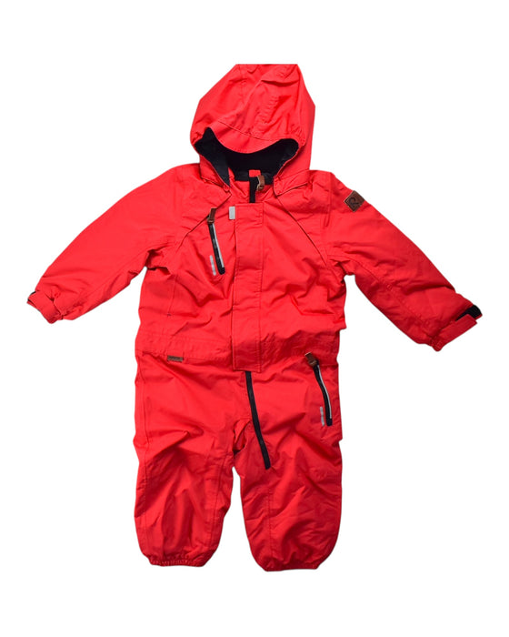 A Red Snowsuits from Reima in size 3T for boy. (Front View)