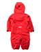 A Red Snowsuits from Reima in size 3T for boy. (Back View)