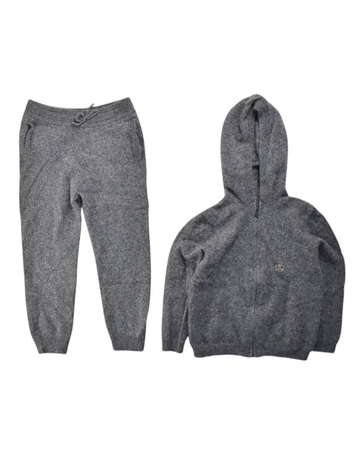 A Grey Pants Sets from Dolce & Gabbana in size 5T for neutral. (Front View)