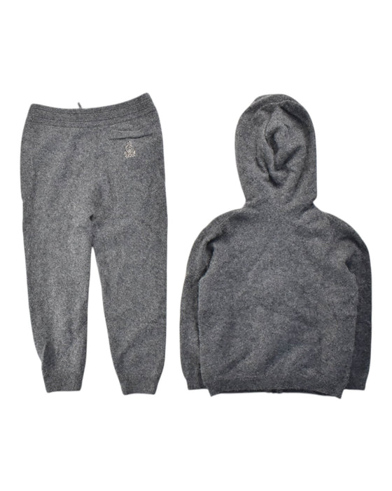 A Grey Pants Sets from Dolce & Gabbana in size 5T for neutral. (Back View)