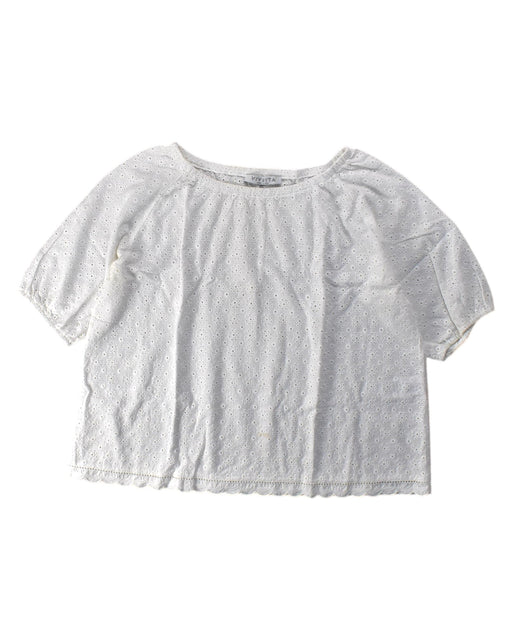 A White Short Sleeve Tops from Vivetta in size 12Y for girl. (Front View)